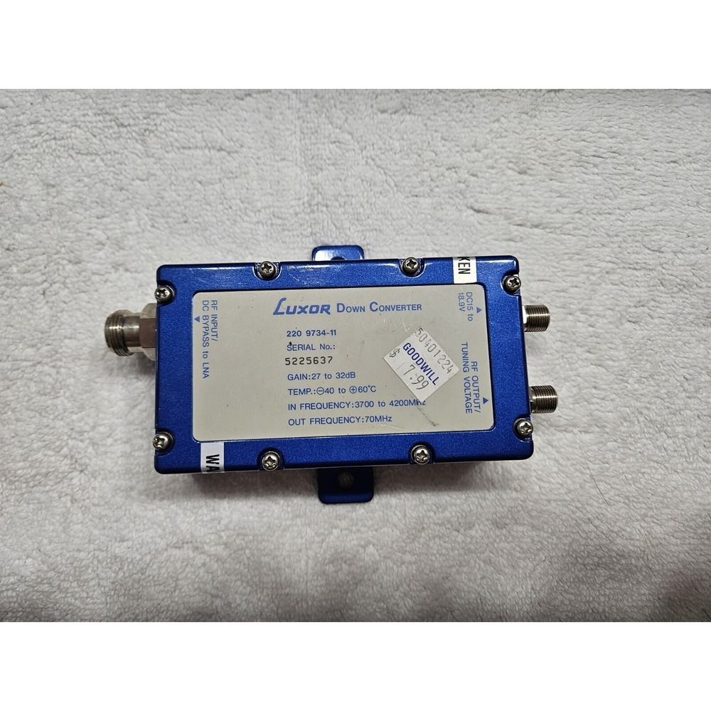 Vintage‎ Luxor DC Passing Line Amplifier Model 220 9734-11
